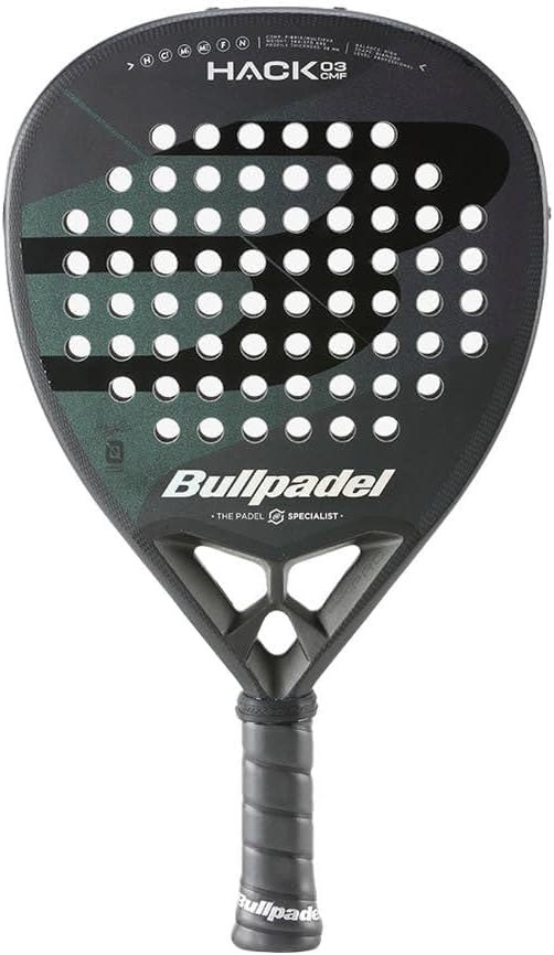 Pala de Pádel Bullpadel Hack 03 Comfort 23 Negro