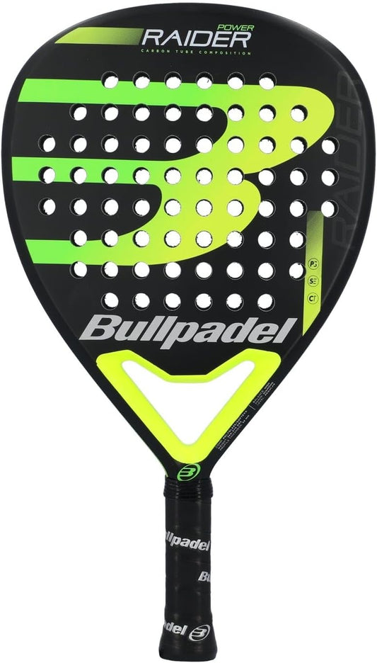 Bull padel Pala BULLPADEL Raider PWR pádel, Adultos Unisex, Multicolor (Multicolor), Talla Única