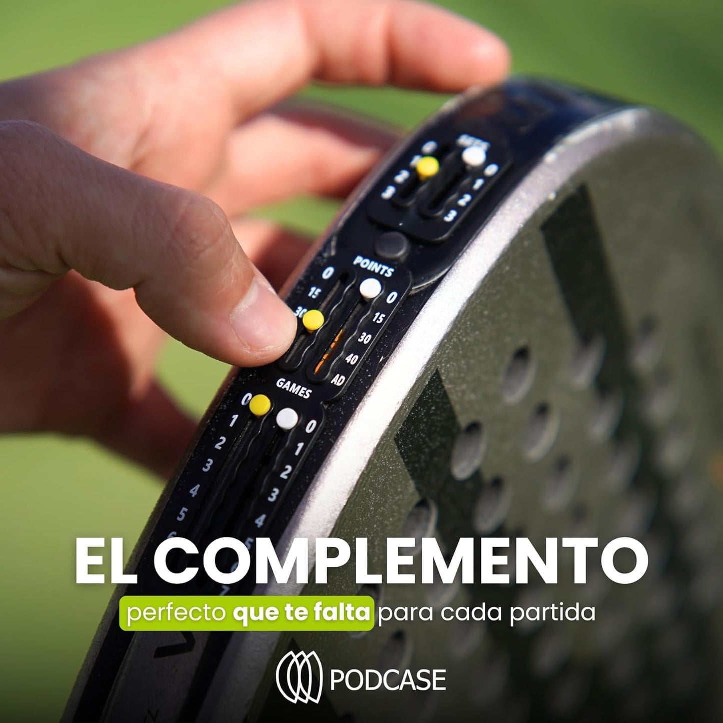 Kit de Contador de Puntos para Padel y Tenis - Accesorios de Padel y Tenis - Incluye toallita para Limpiar Superficie - Marcador Pala Padel - Regalo Original de Padel