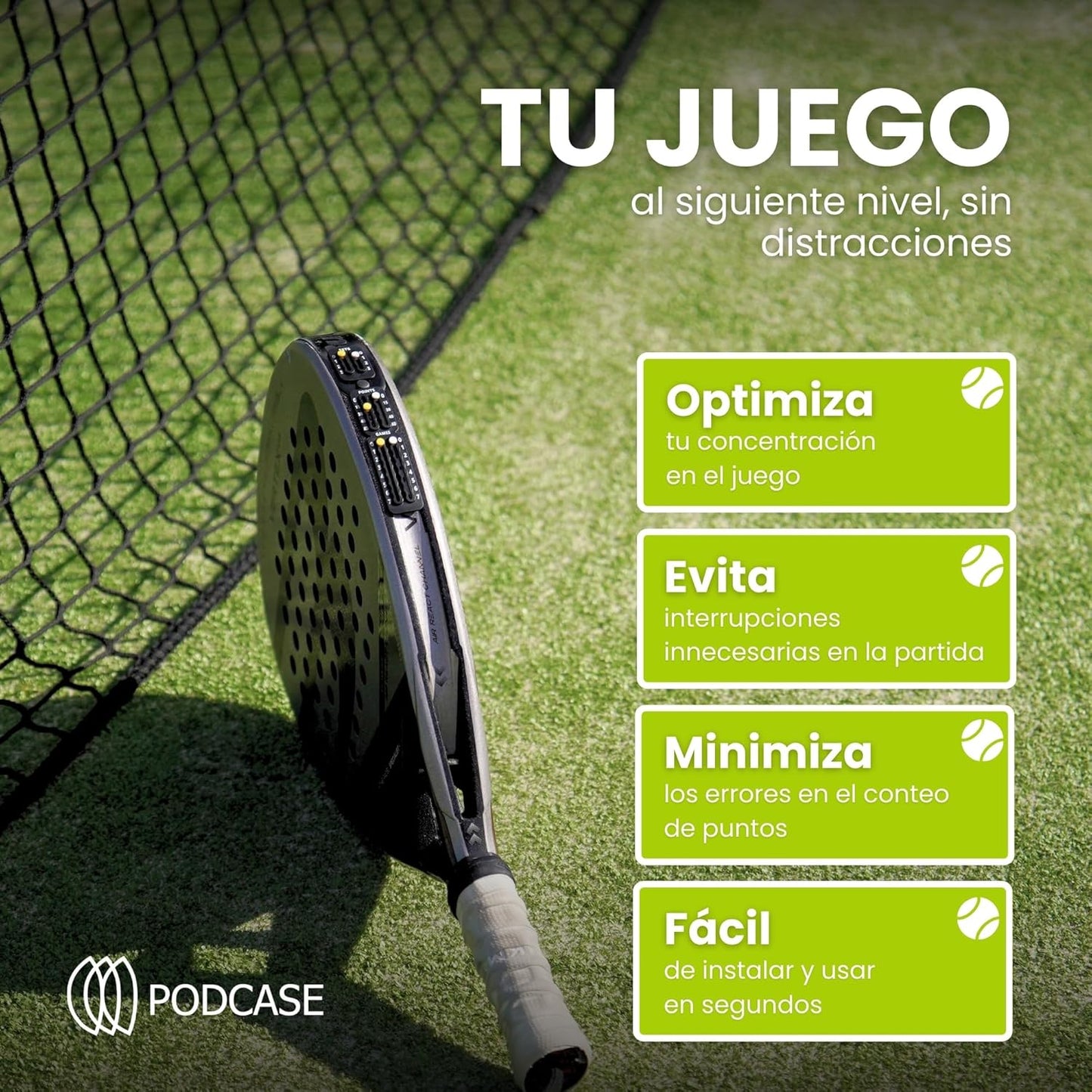 Kit de Contador de Puntos para Padel y Tenis - Accesorios de Padel y Tenis - Incluye toallita para Limpiar Superficie - Marcador Pala Padel - Regalo Original de Padel